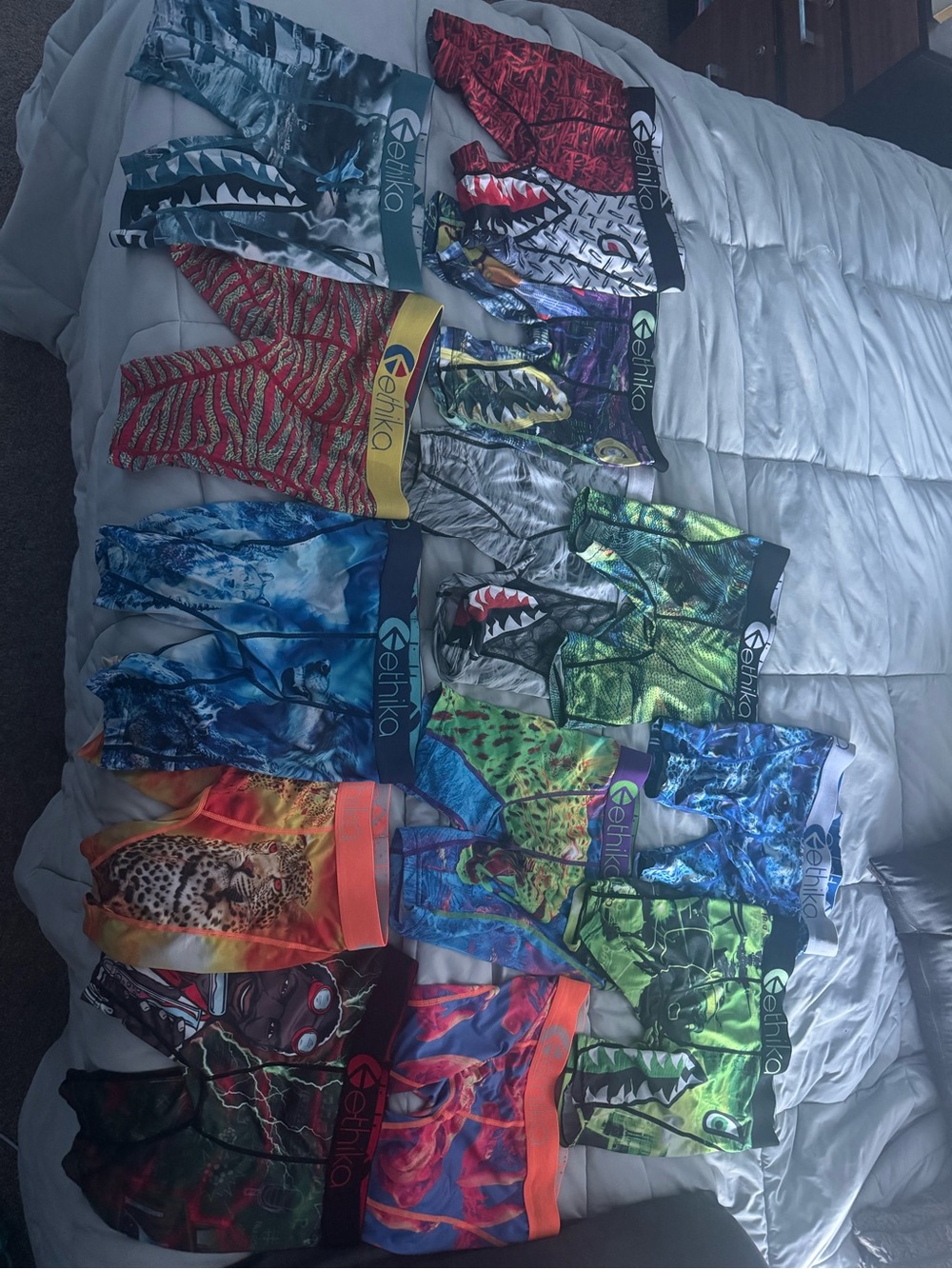 ethika Multicolor Assorted Graphic Boxer Briefs Pack